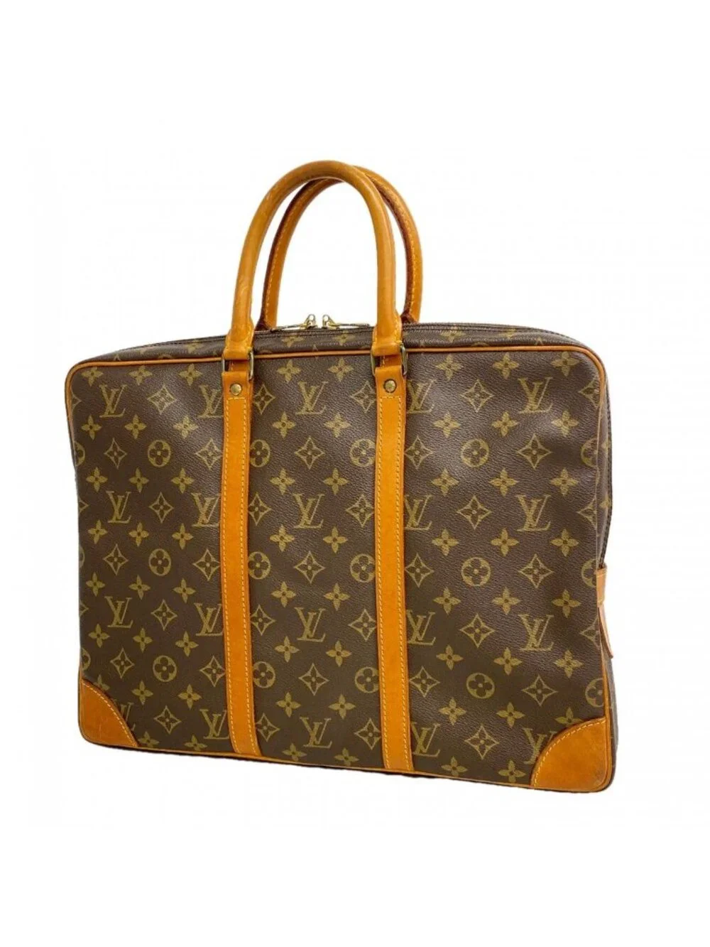 Louis Vuitton Business Bag Monogram Porte Documents Voyage Brown
